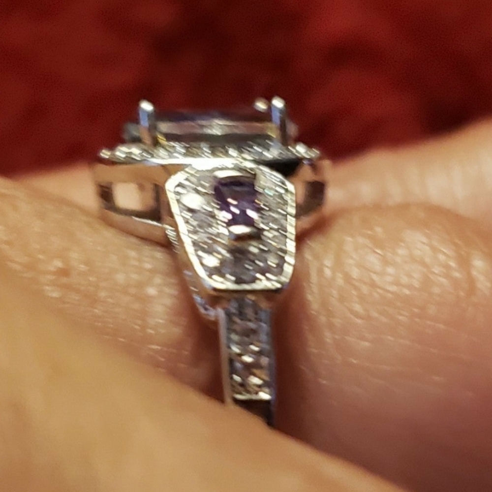 Gorgeous size 6 Mystic Topaz Womens ring Sterling silver - Picture 5 of 6
